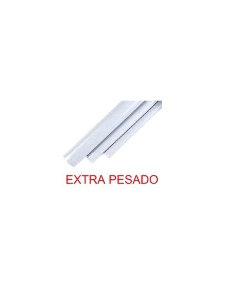 Genrod Getr50ep  Mts. Caño Rigido 50mm (    2) Extra Pesado Tecnocom / Ayan / Sica / Homeplast